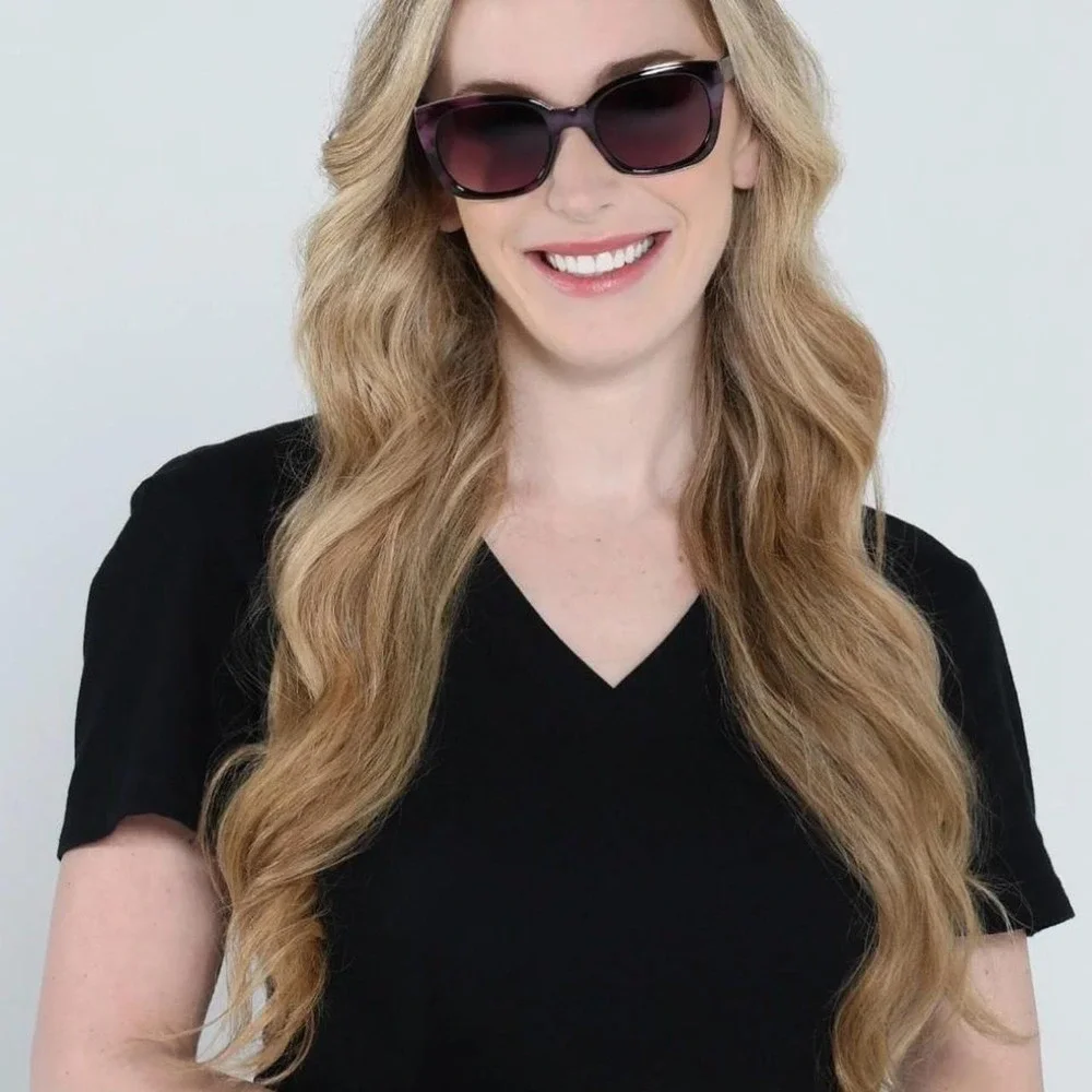 Foster Grant sunglasses with tortoiseshell pattern and gradient lenses NEW